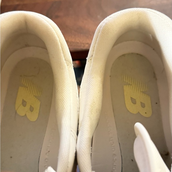 New Balance 550 Women's Cream and White Sneakers - Picture 11 of 12